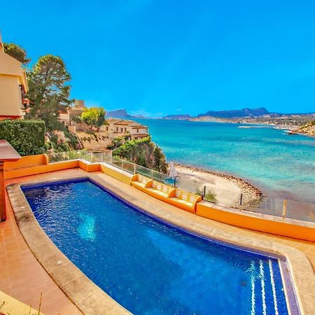 El Portet - Beachfront Holiday Home With Private Pool In Moraira Exterior photo